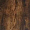  füstös tölgy szerelt fa tálalószekrény üveglappal 98x35x81 cm