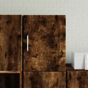    füstös tölgy színű szerelt fa faliszekrény 30 x 42,5 x 40 cm