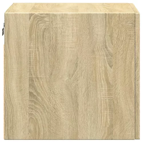  sonoma tölgy színű szerelt fa faliszekrény 40 x 42,5 x 40 cm