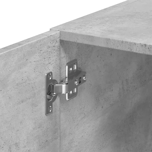  betonszürke szerelt fa faliszekrény 40 x 42,5 x 40 cm