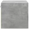  betonszürke szerelt fa faliszekrény 50 x 42,5 x 40 cm
