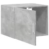  betonszürke szerelt fa faliszekrény 50 x 42,5 x 40 cm