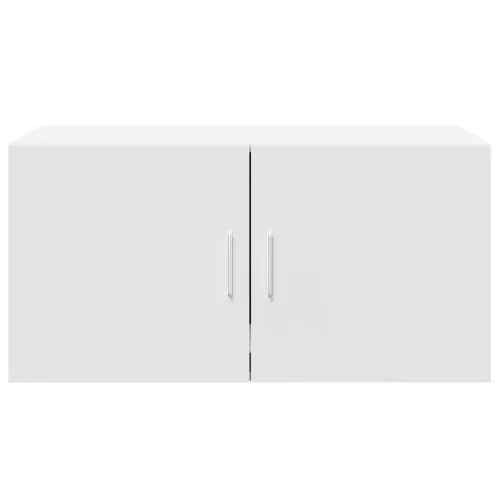  fehér szerelt fa faliszekrény 80 x 42,5 x 40 cm