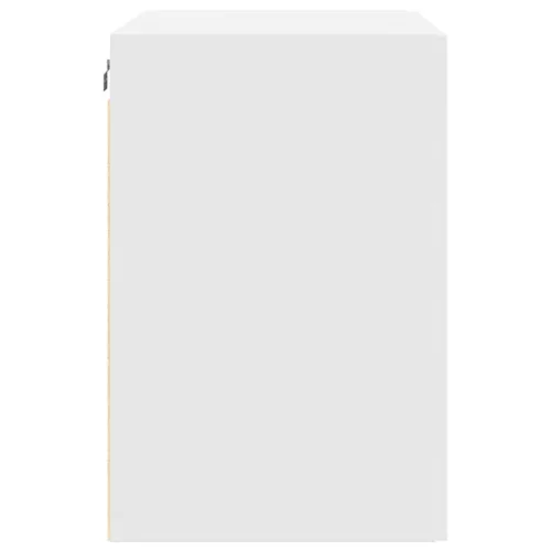  fehér szerelt fa faliszekrény 80 x 42,5 x 64 cm