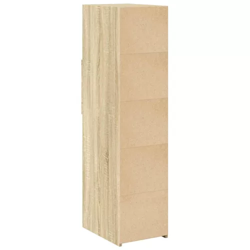  sonoma tölgy szerelt fa magasszekrény 30 x 42,5 x 124 cm