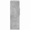  betonszürke szerelt fa magasszekrény 30 x 42,5 x 124 cm