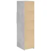  betonszürke szerelt fa magasszekrény 30 x 42,5 x 124 cm