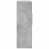  betonszürke szerelt fa magasszekrény 45 x 42,5 x 124 cm