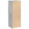  betonszürke szerelt fa magasszekrény 45 x 42,5 x 124 cm