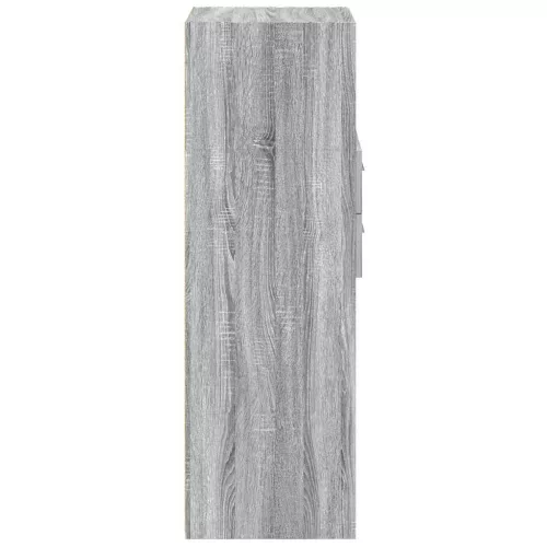  szürke sonoma szerelt fa magasszekrény 50 x 42,5 x 124 cm