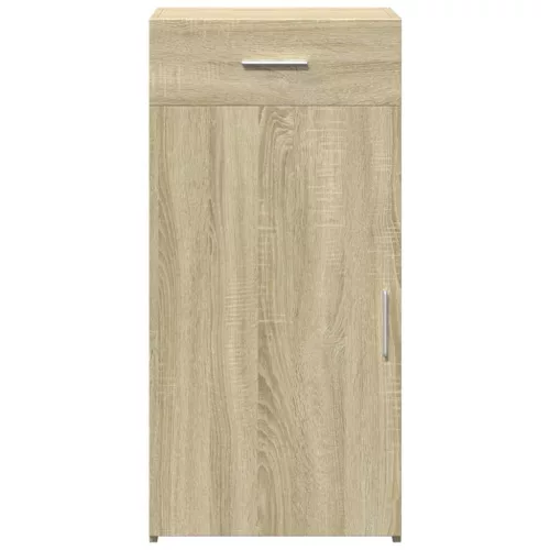  sonoma tölgy színű szerelt fa tálalószekrény 45 x 42,5 x 93 cm