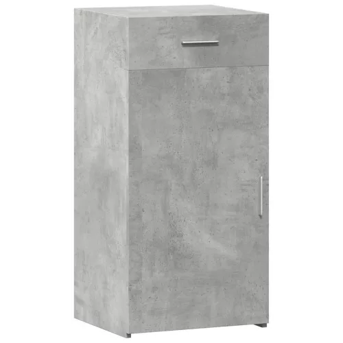  betonszürke szerelt fa tálalószekrény 45 x 42,5 x 93 cm