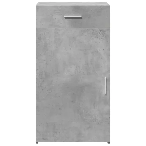  betonszürke szerelt fa tálalószekrény 50 x 42,5 x 93 cm