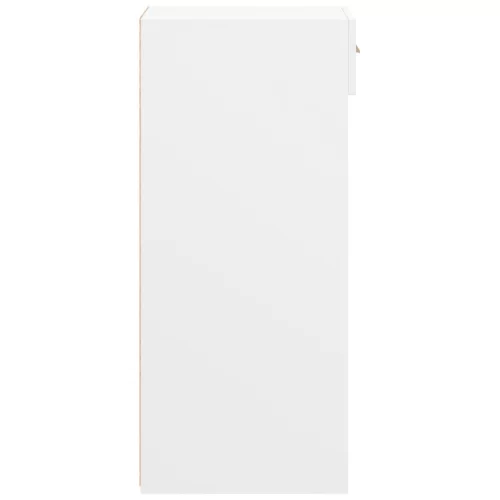  fehér szerelt fa tálalószekrény 30 x 42,5 x 93 cm