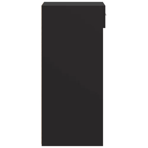  fekete szerelt fa tálalószekrény 40 x 42,5 x 93 cm