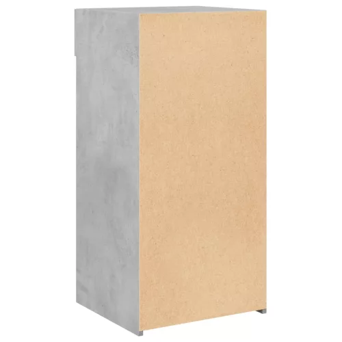  betonszürke szerelt fa tálalószekrény 45 x 42,5 x 93 cm