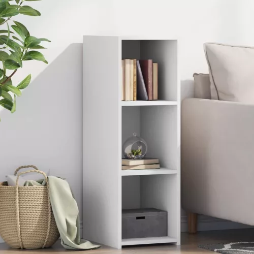  fehér szerelt fa tálalószekrény 30 x 41 x 93 cm