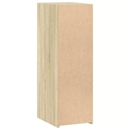  sonoma tölgy színű szerelt fa tálalószekrény 30 x 41 x 93 cm