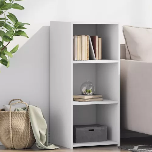  fehér szerelt fa tálalószekrény 40 x 41 x 93 cm