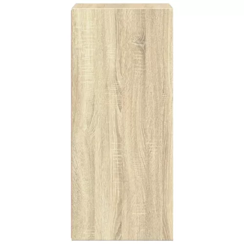  sonoma tölgy színű szerelt fa tálalóasztal 40 x 41 x 93 cm