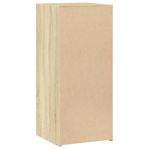  sonoma tölgy színű szerelt fa tálalóasztal 40 x 41 x 93 cm