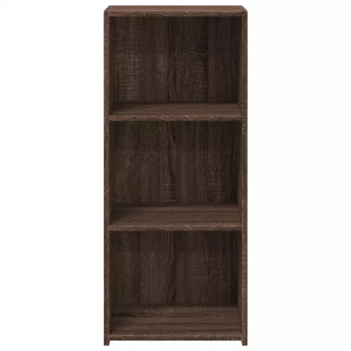  barna tölgy színű szerelt fa tálalószekrény 40 x 41 x 93 cm