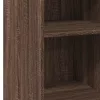  barna tölgy színű szerelt fa tálalószekrény 40 x 41 x 93 cm