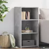  betonszürke szerelt fa tálalószekrény 45 x 41 x 93 cm