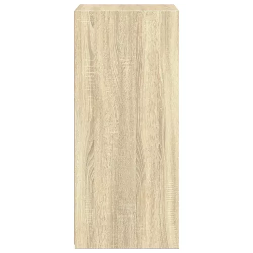  sonoma tölgy színű szerelt fa tálalószekrény 50 x 41 x 93 cm