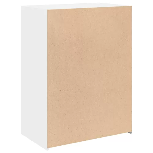  fehér szerelt fa tálalószekrény 70 x 41 x 93 cm