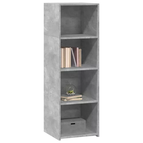  betonszürke szerelt fa magasszekrény 40 x 41 x 124 cm