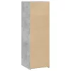  betonszürke szerelt fa magasszekrény 40 x 41 x 124 cm