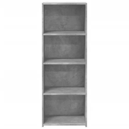  betonszürke szerelt fa magasszekrény 45 x 41 x 124 cm