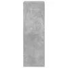  betonszürke szerelt fa magasszekrény 45 x 41 x 124 cm