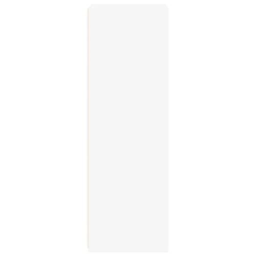  fehér szerelt fa magasszekrény 50 x 41 x 124 cm