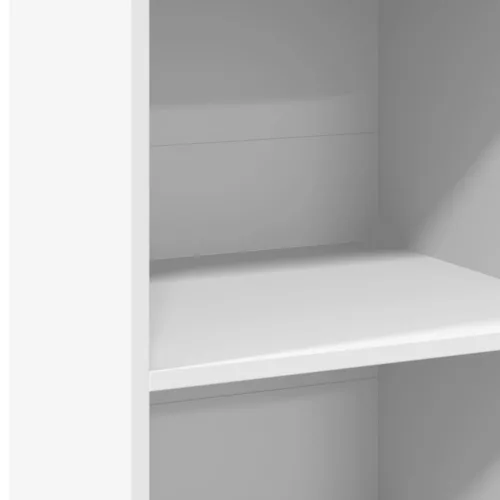  fehér szerelt fa magasszekrény 50 x 41 x 124 cm