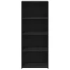  fekete szerelt fa magasszekrény 50 x 41 x 124 cm