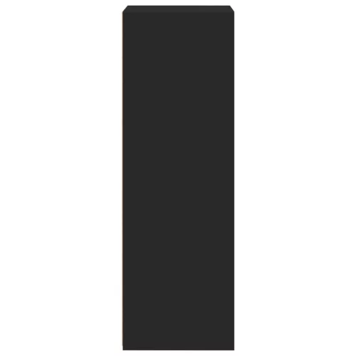  fekete szerelt fa magasszekrény 50 x 41 x 124 cm