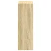  sonoma tölgy színű szerelt fa magasszekrény 70 x 41 x 124 cm