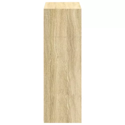  sonoma tölgy színű szerelt fa magasszekrény 70 x 41 x 124 cm