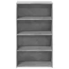  betonszürke szerelt fa magasszekrény 70 x 41 x 124 cm