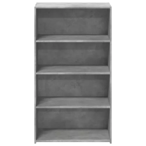  betonszürke szerelt fa magasszekrény 70 x 41 x 124 cm