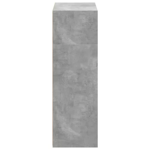  betonszürke szerelt fa magasszekrény 70 x 41 x 124 cm