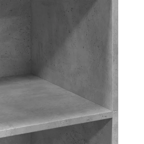  betonszürke szerelt fa magasszekrény 70 x 41 x 124 cm