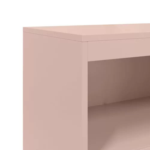  rózsaszín acél magasszekrény 68,5 x 38,5 x 123,5 cm