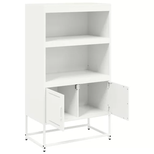  fehér acél magasszekrény 68,5 x 38,5 x 123,5 cm