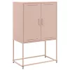  rózsaszín acél magasszekrény 68,5 x 38,5 x 107 cm