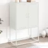  fehér acél magasszekrény 68,5 x 38,5 x 107 cm