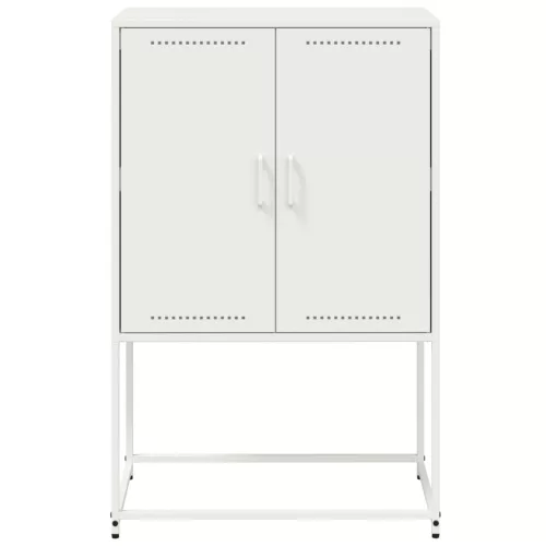  fehér acél magasszekrény 68,5 x 38,5 x 107 cm