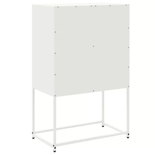  fehér acél magasszekrény 68,5 x 38,5 x 107 cm